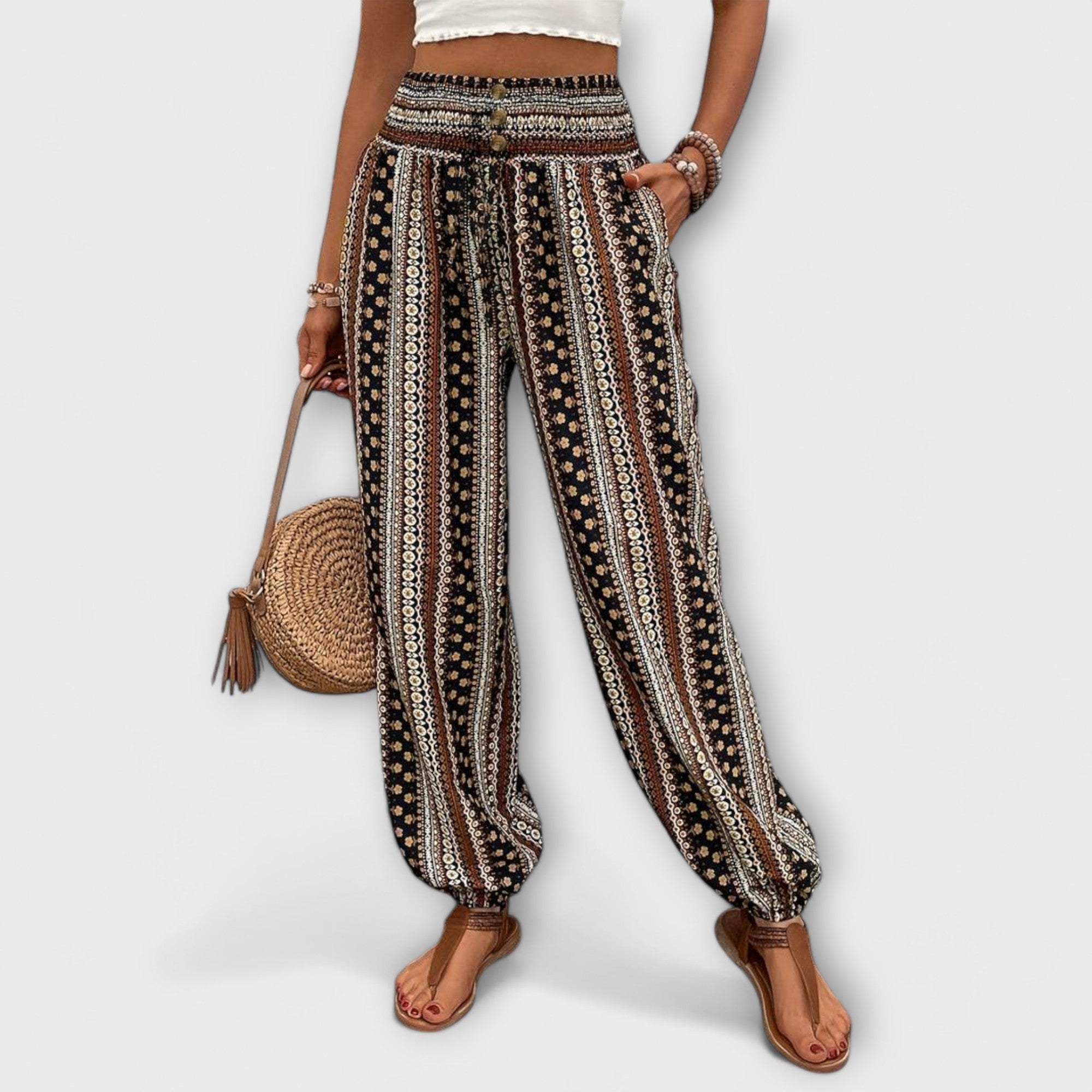 Boho Tribal Print Pants