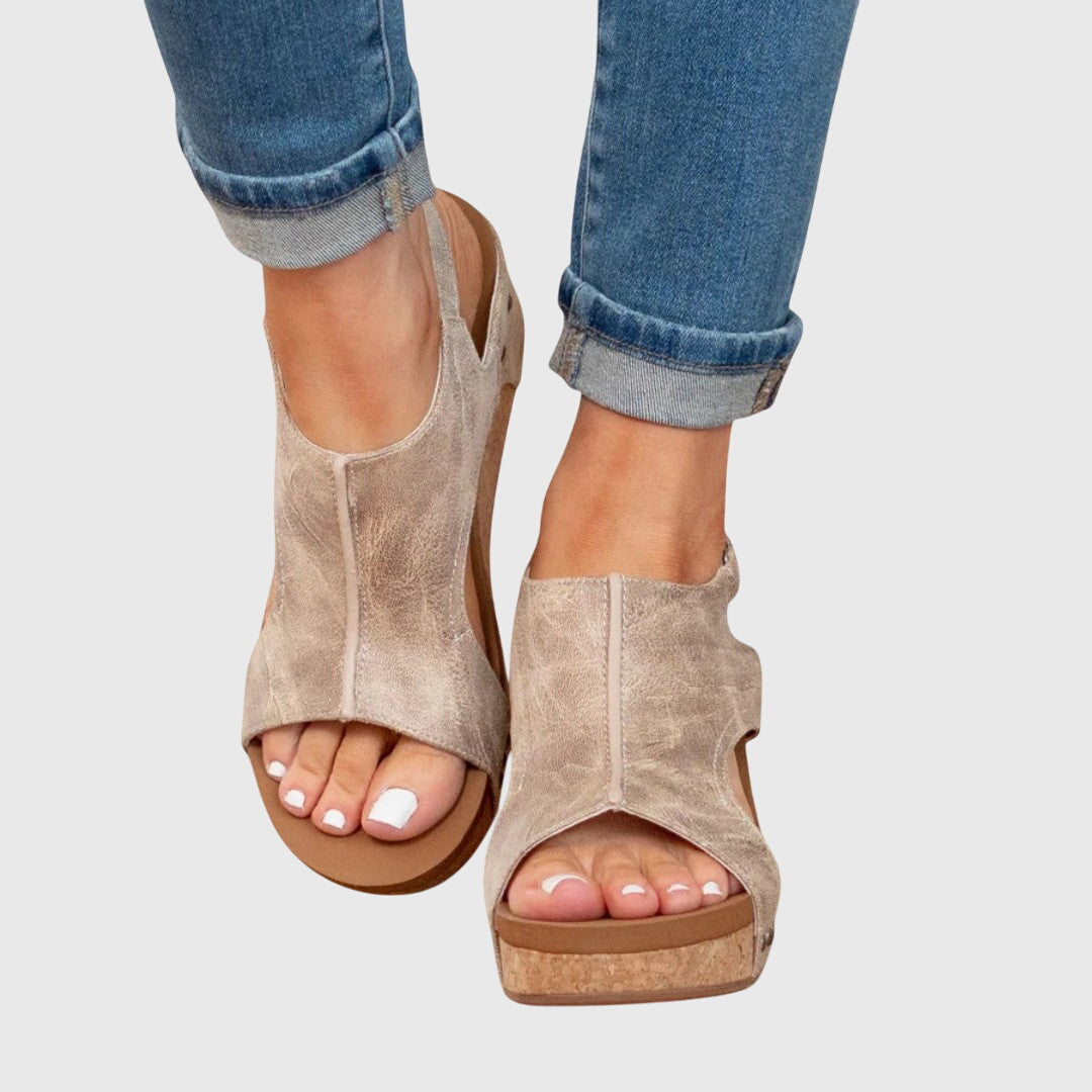 Refined Wedge Sandal