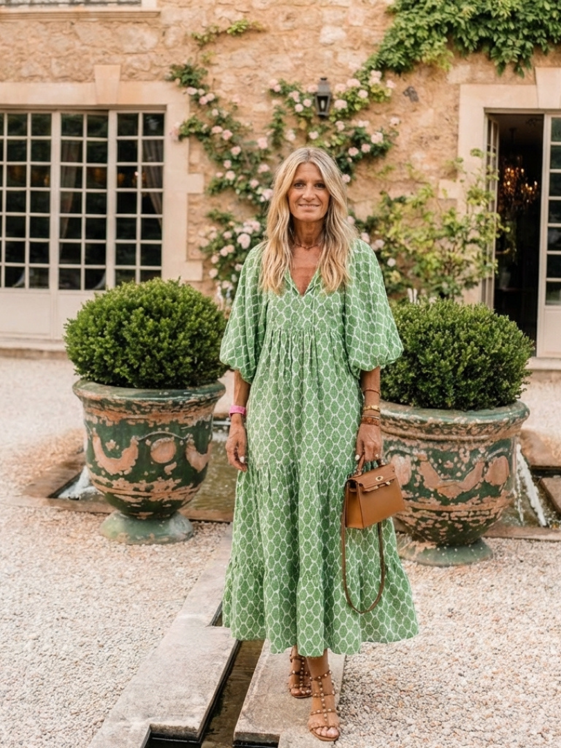 Ruffle Midi Dress