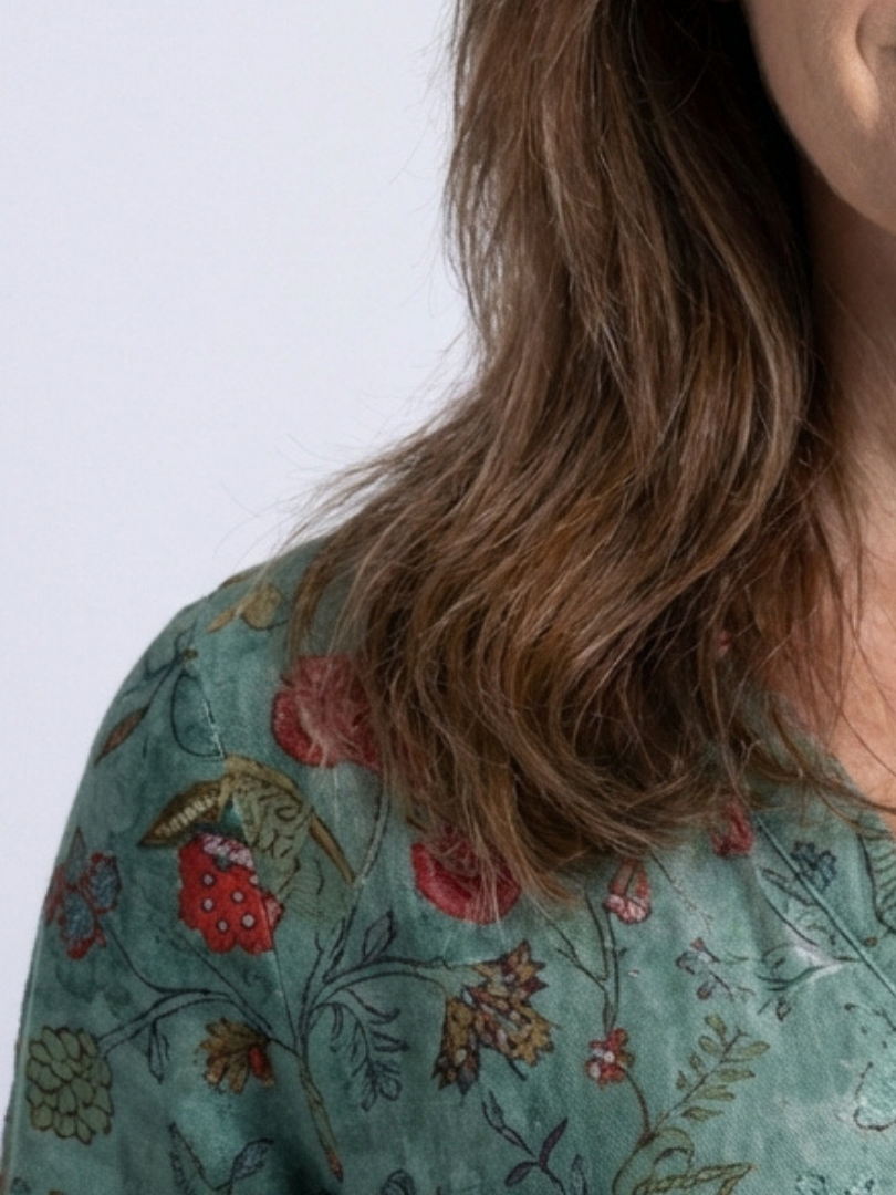Relaxed Floral Maxi Dress