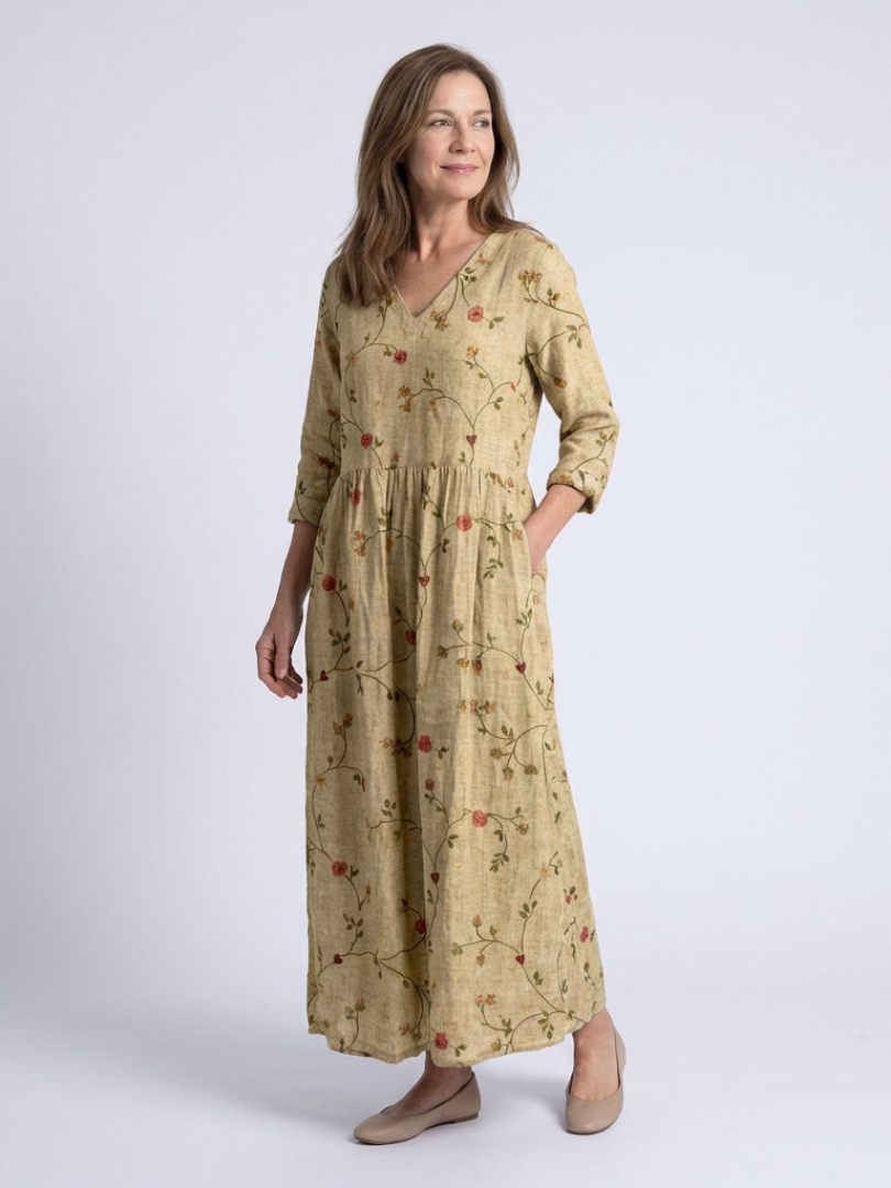 Relaxed Floral Maxi Dress