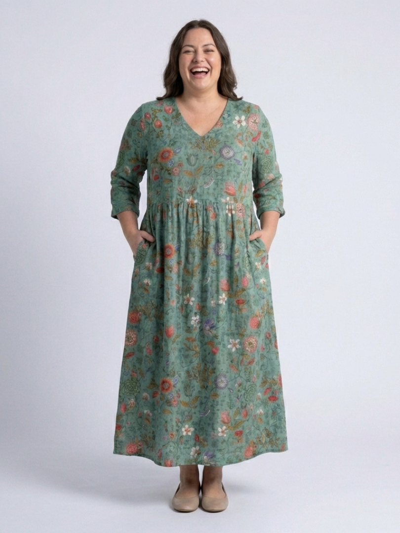 Relaxed Floral Maxi Dress