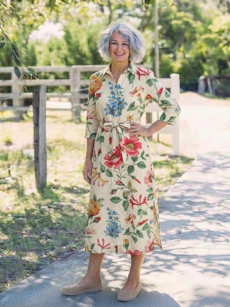 Effortless Collared Midi