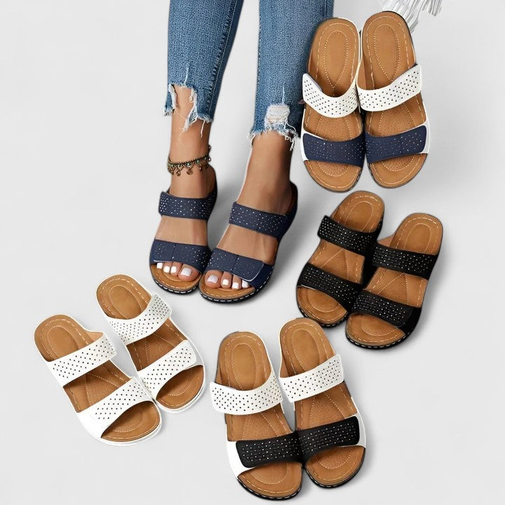 Colorblock Comfort Sandals