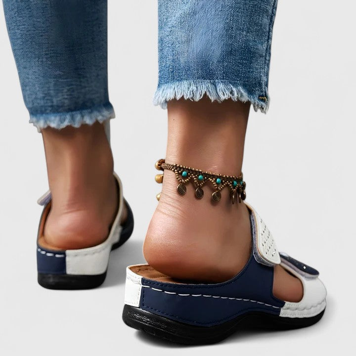 Colorblock Comfort Sandals