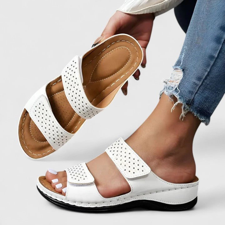 Colorblock Comfort Sandals