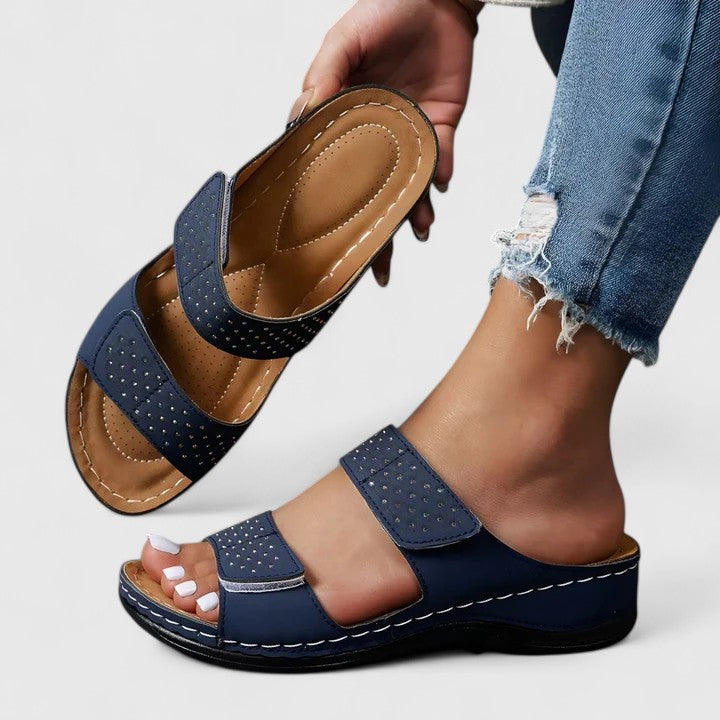 Colorblock Comfort Sandals
