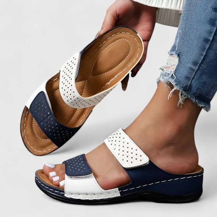 Colorblock Comfort Sandals