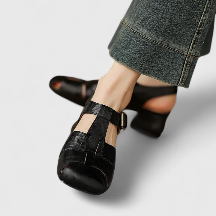 Elegant Square-Toe Sandals