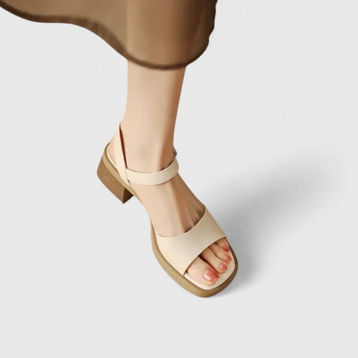 Vintage Square-Toe Sandal