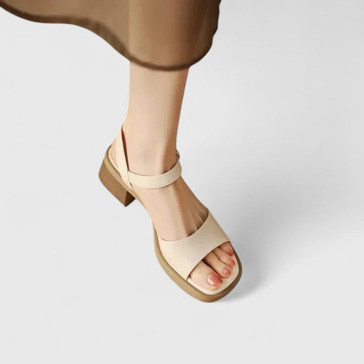 Vintage Square-Toe Sandal
