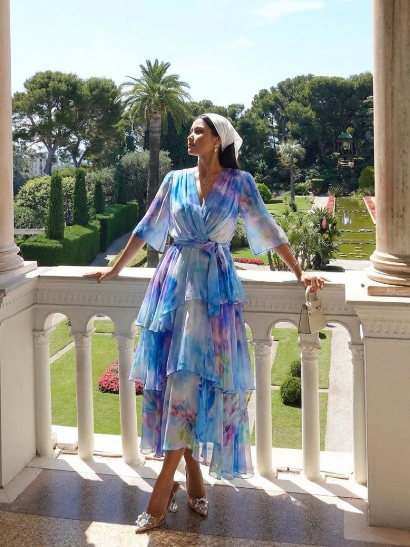 Layered Maxi Dress