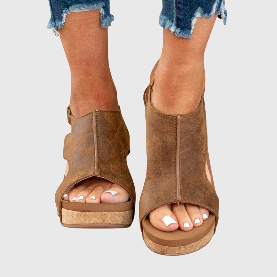 Refined Wedge Sandal