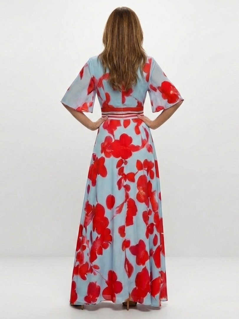 Effortless Print Maxi Dress
