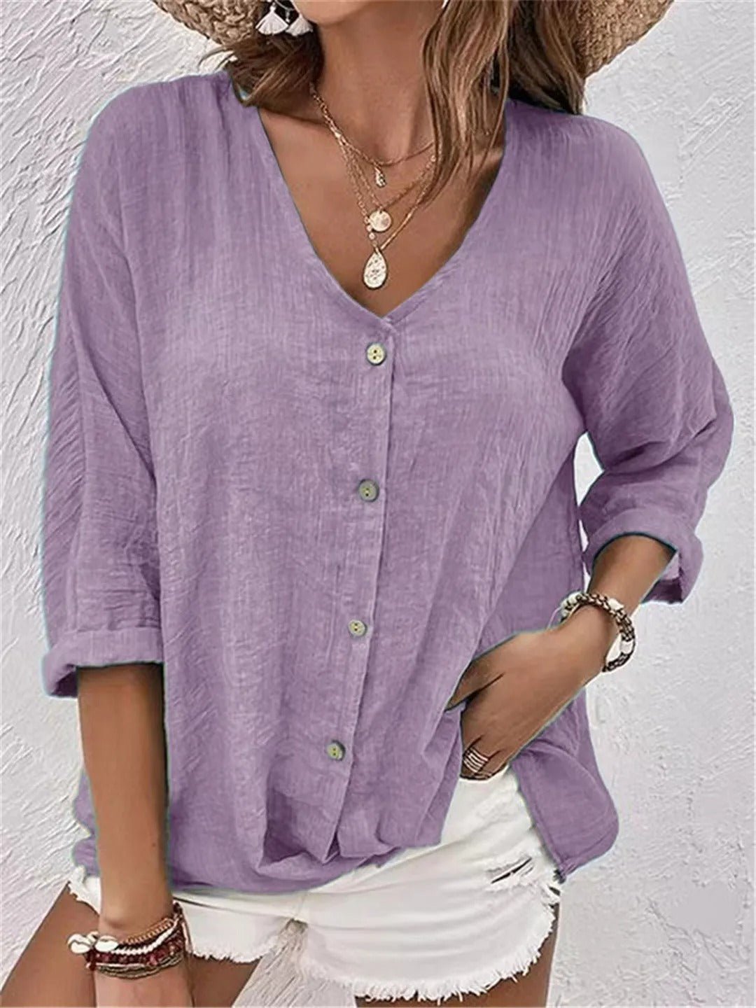 Breezy Linen Blend Day Top