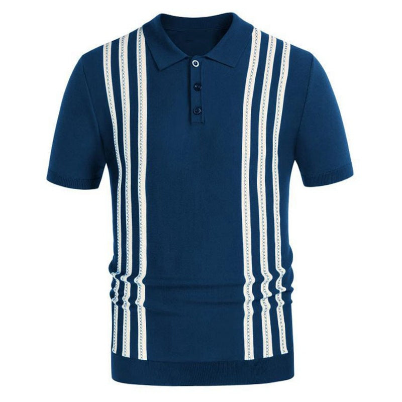 Casual Striped Polo