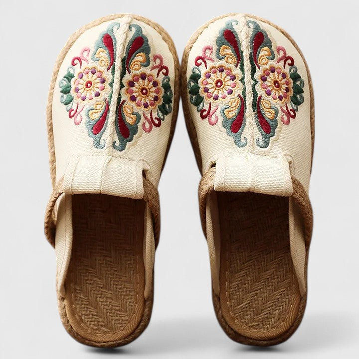 Embroidered Everyday Mules