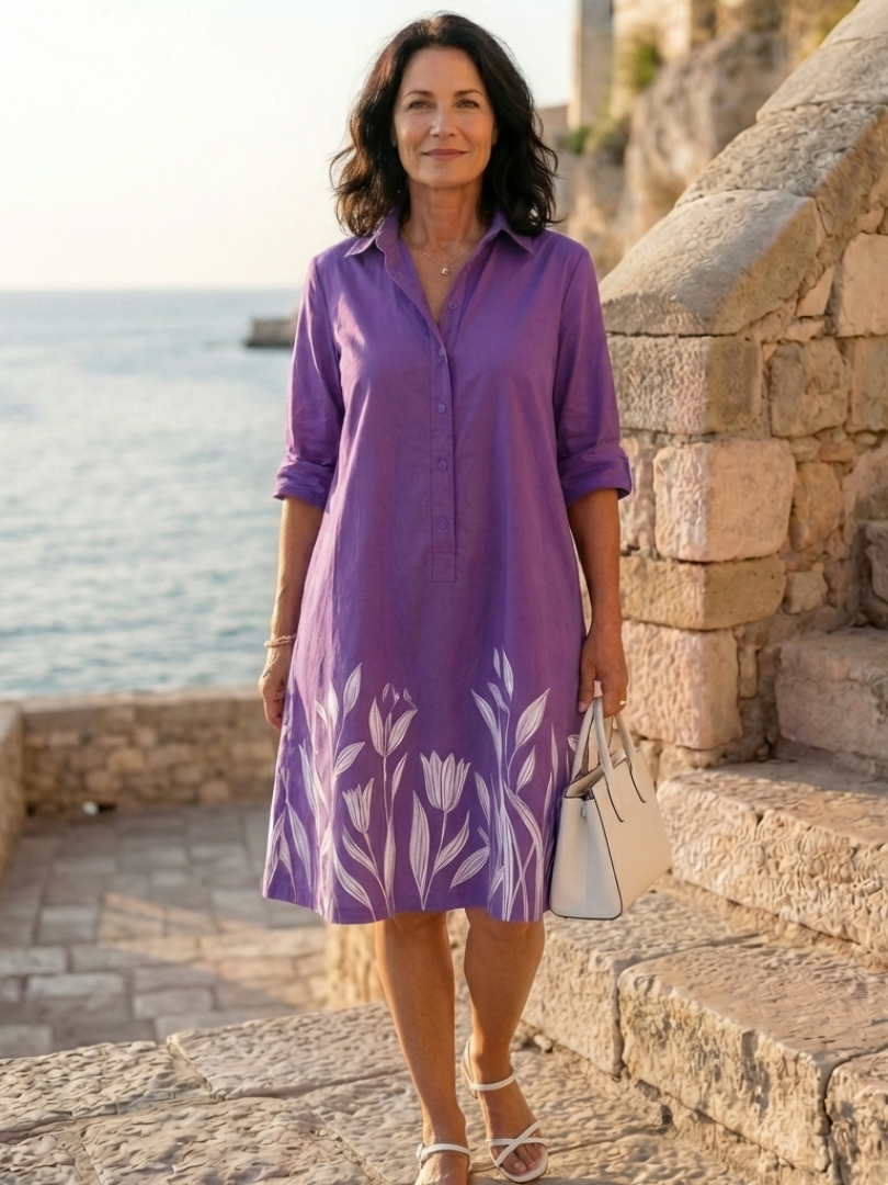 Botanical Hem Dress