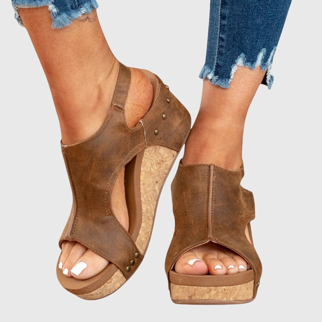Refined Wedge Sandal