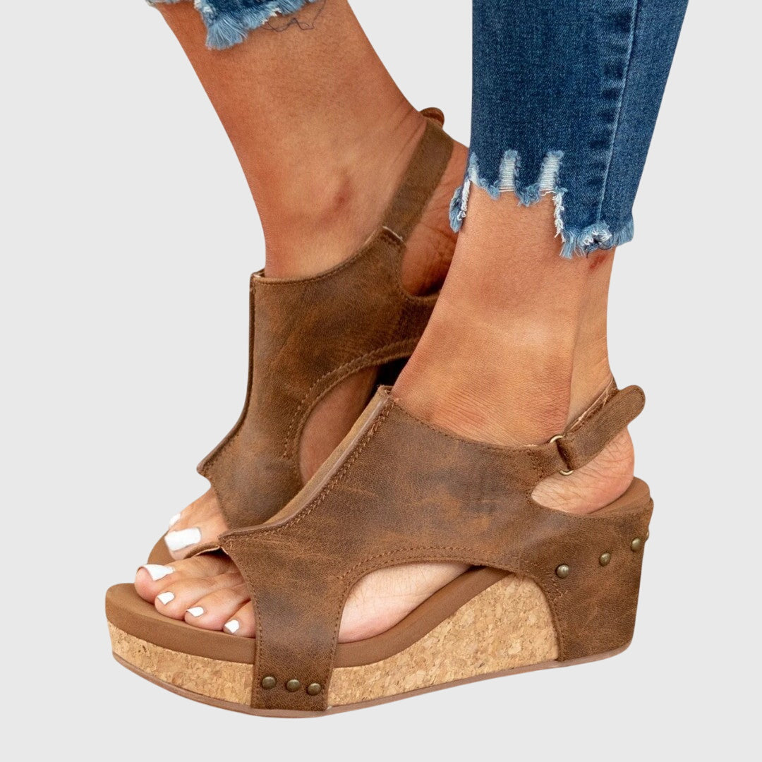 Refined Wedge Sandal