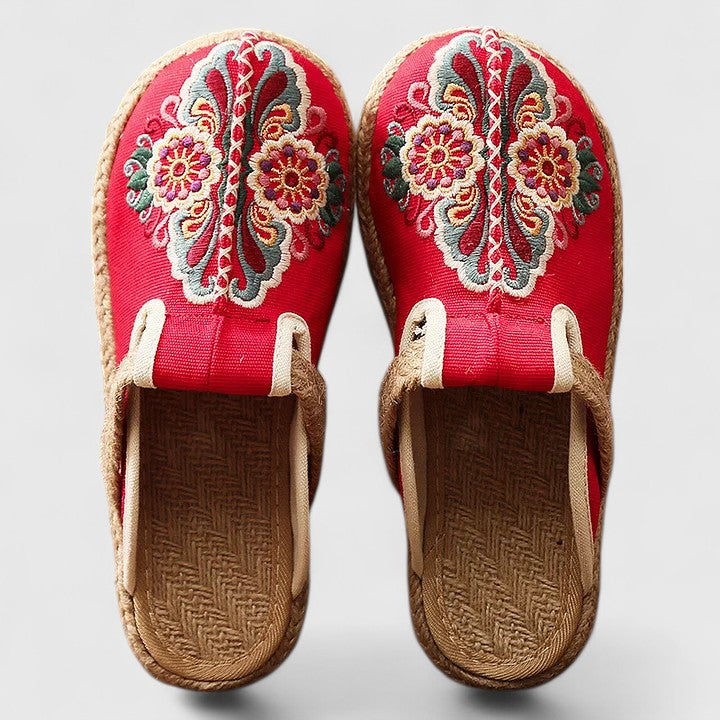 Embroidered Everyday Mules
