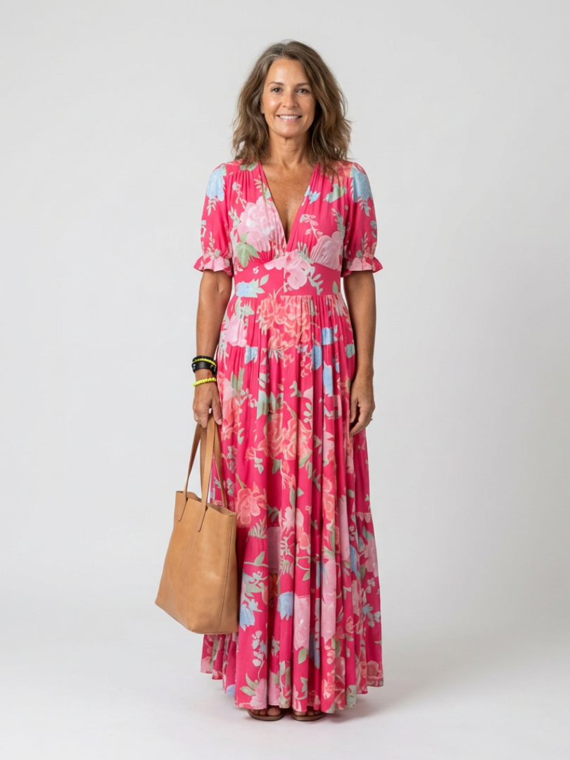 Relaxed Gathered Midi