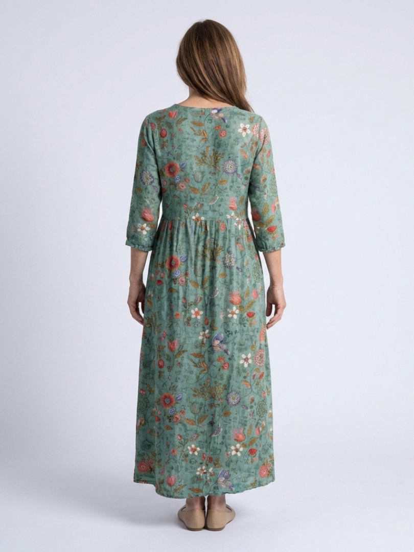 Relaxed Floral Maxi Dress