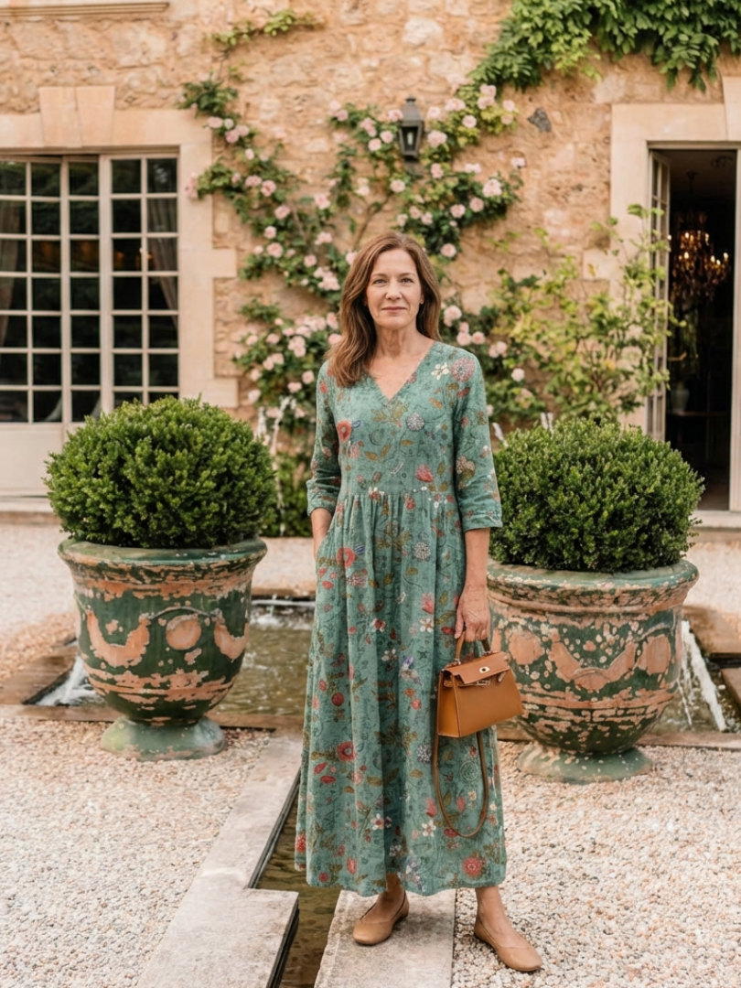 Relaxed Floral Maxi Dress