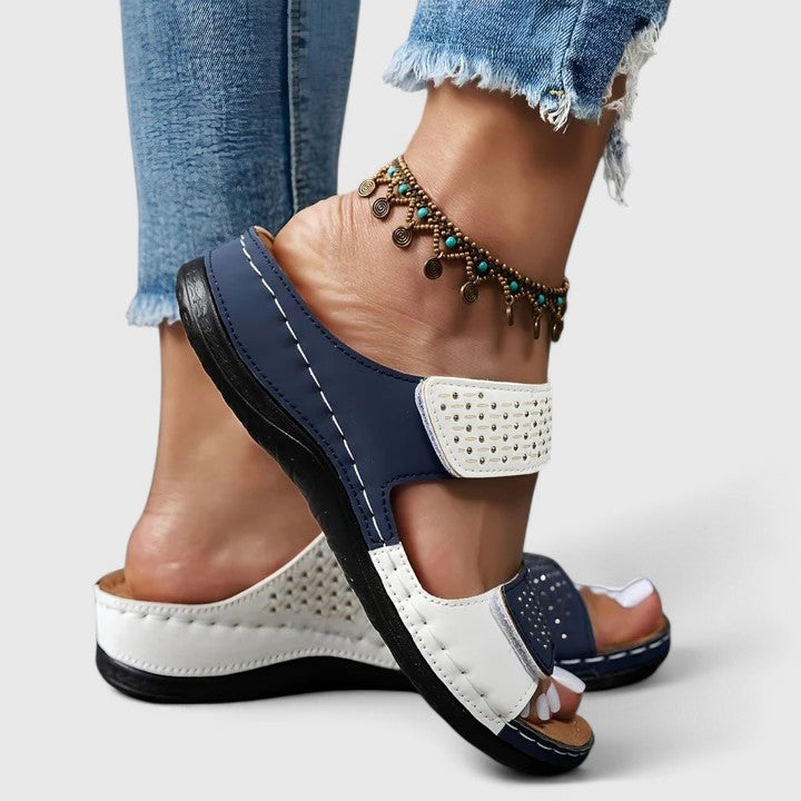 Colorblock Comfort Sandals
