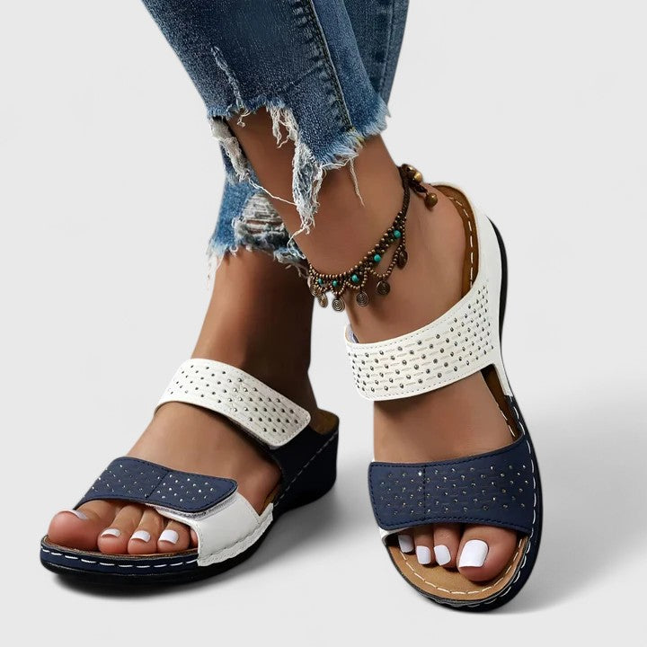 Colorblock Comfort Sandals