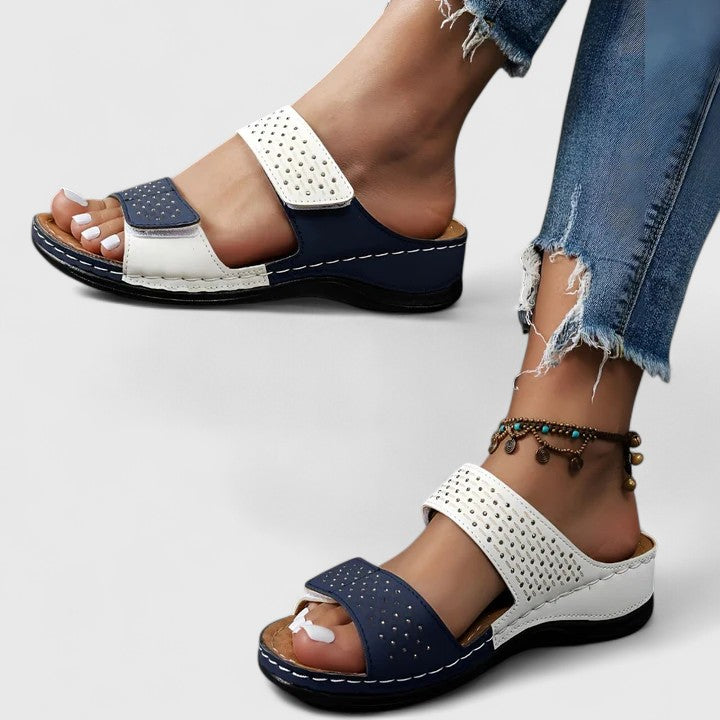Colorblock Comfort Sandals