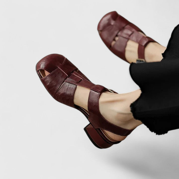 Elegant Square-Toe Sandals