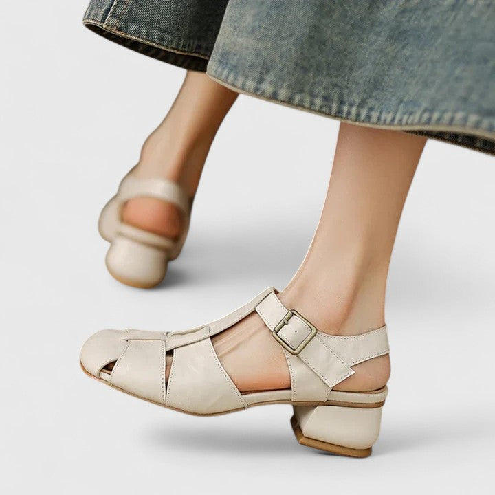 Elegant Square-Toe Sandals