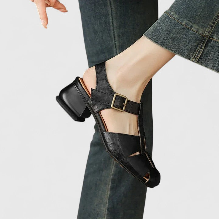 Elegant Square-Toe Sandals