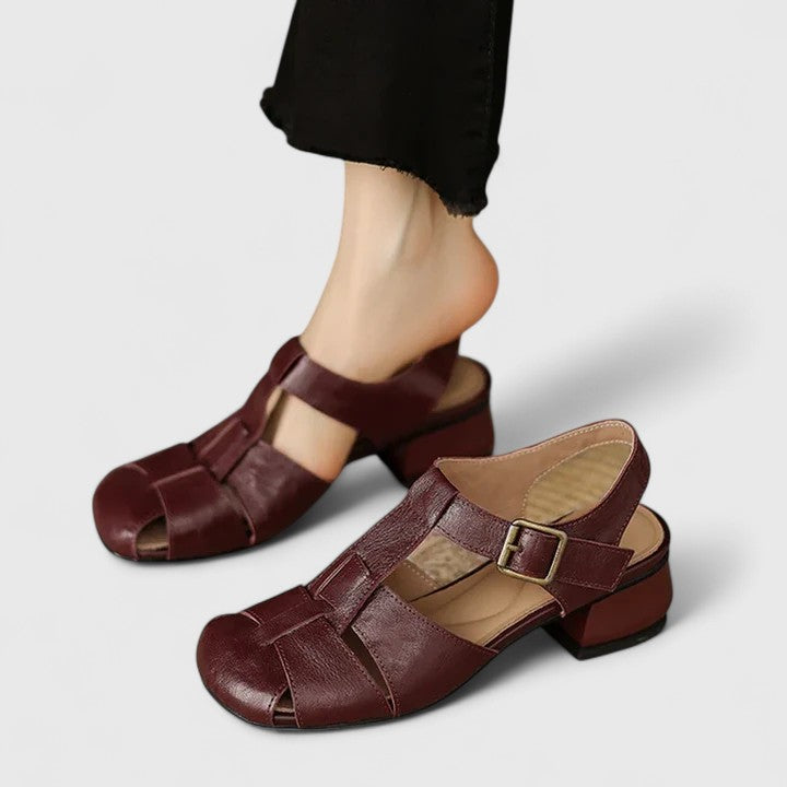 Elegant Square-Toe Sandals
