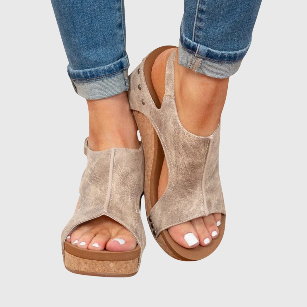 Refined Wedge Sandal