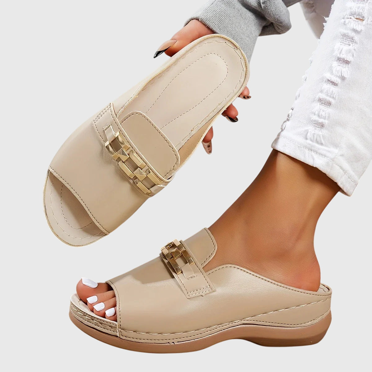 Refined Orthopedic Sandal