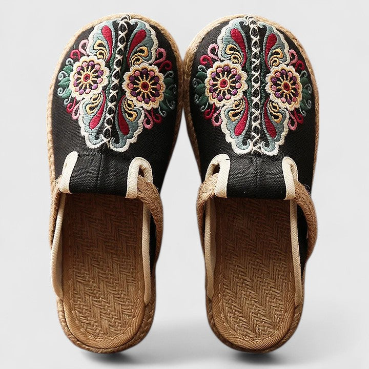 Embroidered Everyday Mules