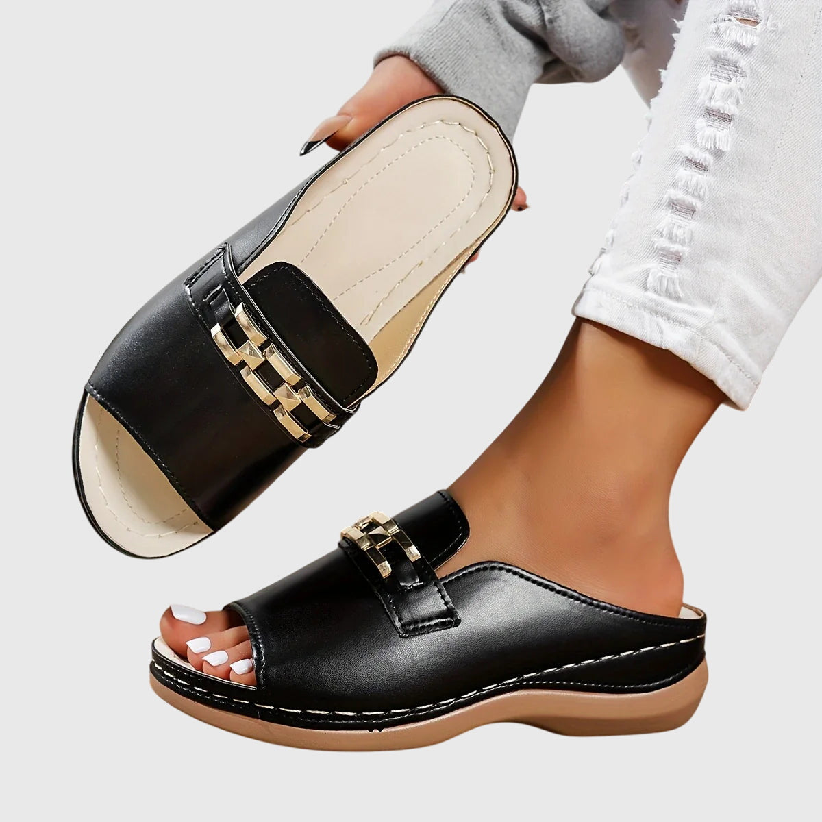 Refined Orthopedic Sandal