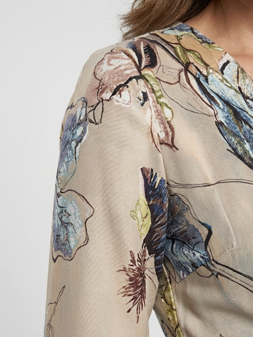 Soft Floral Maxi Dress
